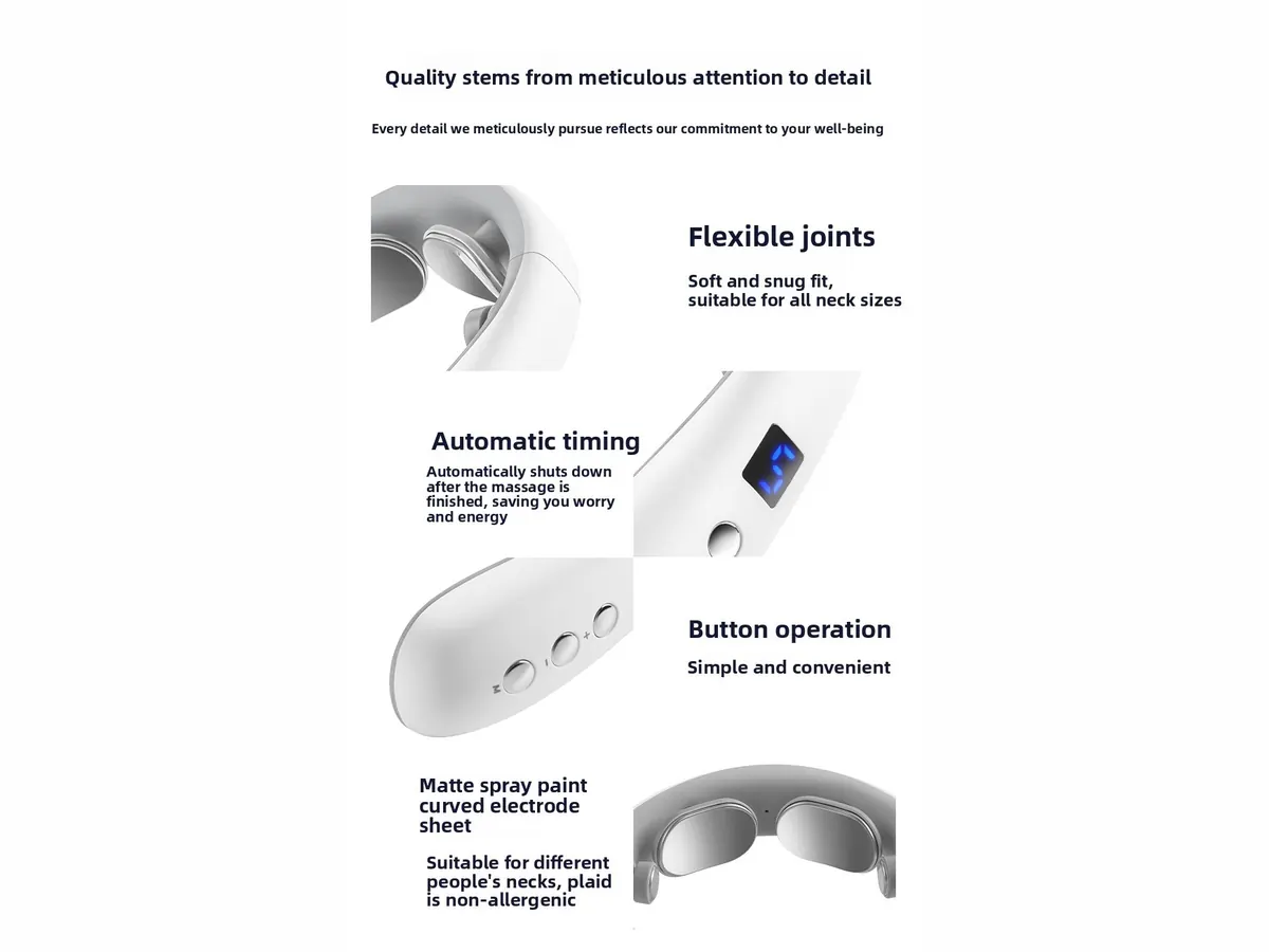 Carot neck massager close-up